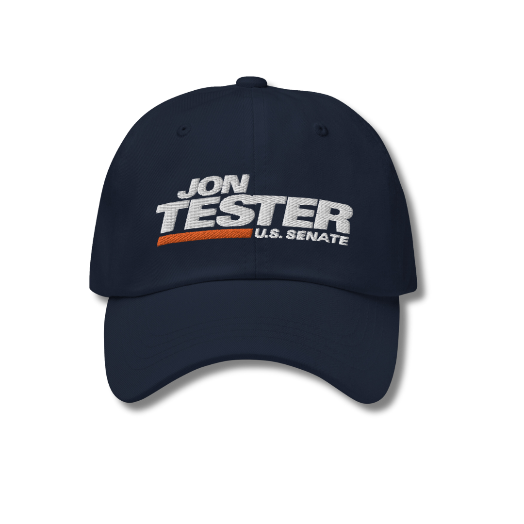 Jon Tester U.S. Senate Navy Hat