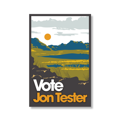 Vote Jon Tester Poster