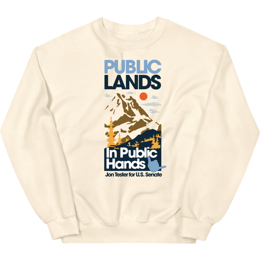 Public Lands in Public Hands Crewneck Sweatshirt