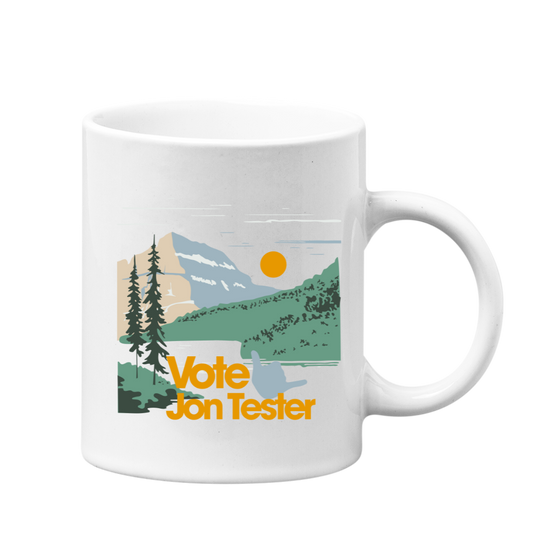 Vote Jon Tester Mug