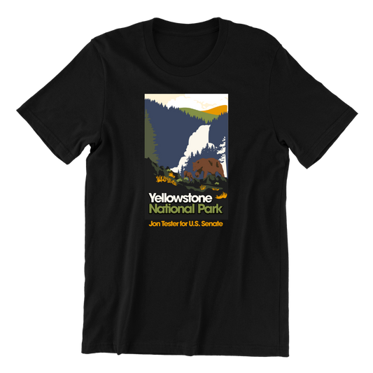 Jon Tester Yellowstone National Park T-Shirt