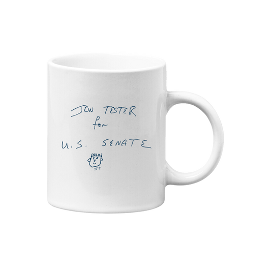 Hand Drawn Jon Tester Mug